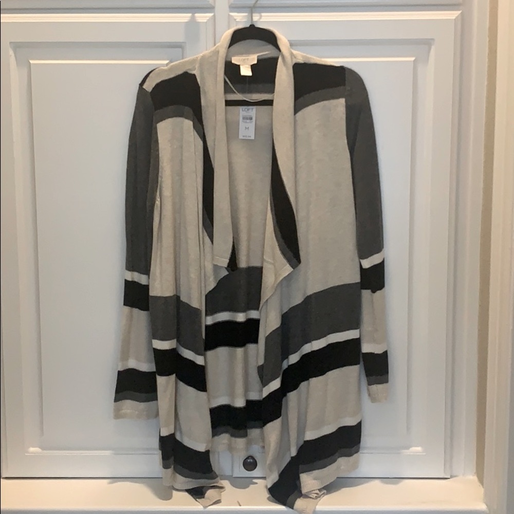 Loft Striped Sweater - M
